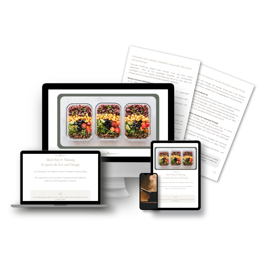 Meal Prep und Planung, so sparst du Zeit