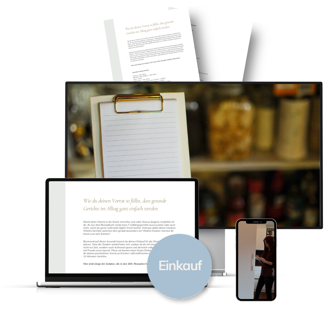 Einkaufslisten & Vorratsbasics für den mühelosen Start